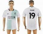 2017-2018 Liverpool club #19 MANE thailand version white soccer jersey away