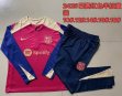 2024-2025 Barcelona club red blue kid Soccer uniforms with Long Trousers E805
