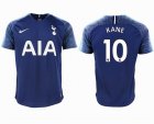 2018-2019 Tottenham Hotspur #10 KANE thailand version blue soccer jersey away