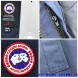 Women Canada Goose Down Chilliwack Bomber Hooded Warm Coat Fur Windbreaker parka 07-blue 05