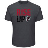 Professional customized Atlanta Falcons T-Shirts gray