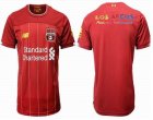 2019-2020 Liverpool thailand version red soccer jersey home with Sponsor logo