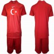 2021 Turkey team red soccer jersey home