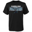 Professional customized Carolina Panthers T-Shirts black
