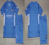 2021-2022 Manchester City club skyblue soccer jersey home