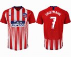 2018-2019 Atletico Madrid thailand version #7 GRIEZMANN red soccer jersey home