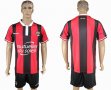 2016-2017 OGC Nice club red black soccer jersey home