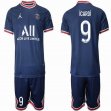 2021-2022 Paris Saint-Germain club #9 ICARDI blue soccer jerseys home