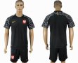2018 World cup Poland black goalkeeper soccer jersey
