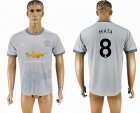 2017-2018 Manchester united #8 MATA thailand version gray soccer jersey away