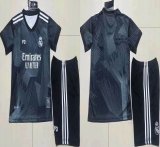 2022-2023 Real Madrid club black kid soccer jersey away