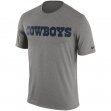 Professional customized Dallas Cowboys T-Shirts gray-1