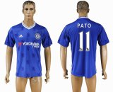 2016-2017 Chelsea FC thailand version PATO #11 blue soccer jersey home