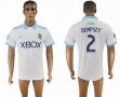 2017-2018 Seattle Sounders thailand version DEMPSEY #2 white soccer jersey away