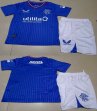 2023-2024 Rangers F.C club blue white soccer jerseys home