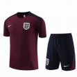 2023 England team red dark blue Training soccer jerseys