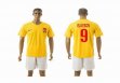 2015-2016 Guangzhou Evergrande club ELKESON #9 yellow soccer jerseys away