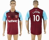 2017-2018 West ham #10 LANZINI Thailand version red soccer jersey home