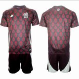 2024-2025 Mexico team red soccer jersey home