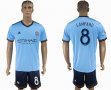 2017-2018 New York City FC LAMPARD #8 skyblue soccer jerseys home