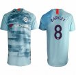 2018-2019 Chelsea #8 BARKLEY thailand version skyblue soccer jersey away