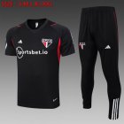 2023-2024 Sao Paulo club black Soccer uniforms with Long Trousers -C1023