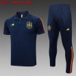 2023-2024 Spain team blue Soccer uniforms with Long Trousers -C986