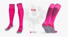 Kid soccer socks pink colors