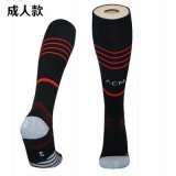 2022 AC Milan Club black soccer socks