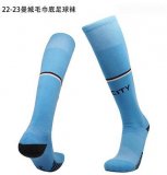 2022 Manchester City Club skyblue soccer socks