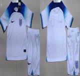 2022 World Cup England white blue soccer jerseys away