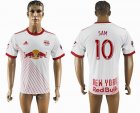 2017-2018 New York Red Bulls #10 SAM white thailand version soccer jersey