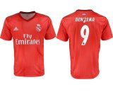 2018-2019 Real Madrid second thailand version #9 BENZEMA red soccer jerseys away