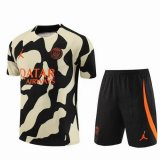 2023 Paris Saint-Germain club black beige Training soccer jerseys