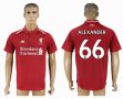 2018-2019 Liverpool Thailand version #66 ALEXANDER red soccer jersey