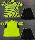 2023-2024 Arsenal Club yellow black kid soccer jerseys away-GD