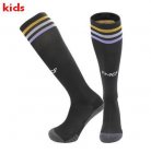 2023-2024 Real Madrid Club black kid soccer socks away