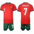 2024-2025 Portugal team #7 RONALDO red green soccer jerseys home