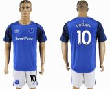 2017-2018 Everton FC #10 ROONEY blue soccer jersey home