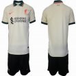2021-2022 Liverpool club beige black soccer jersey