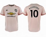 2018-2019 Manchester United Club #10 RASHFORD thailand version pink soccer jersey