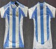 2024-2025 Argentina Team white skyblue women soccer jerseys home