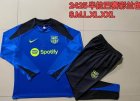 2024-2025 Barcelona club blue Soccer uniforms with Long Trousers B822