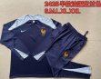 2024-2025 France team blue Soccer uniforms with Long Trousers B813