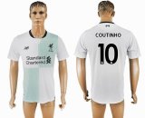 2017-2018 Liverpool club thailand version #10 COUTINHO white soccer jersey away