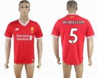 2017-2018 Liverpool Thailand version #5 WIJNALDUM red soccer jersey home