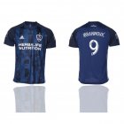 2019-2020 Los Angeles Galaxy #9 IBRAHIMOVIC thailand version blue soccer jersey away