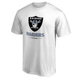 Professional customized Oakland Raiders T-Shirts white