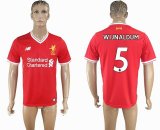 2017-2018 Liverpool Thailand version #5 WIJNALDUM red soccer jersey home