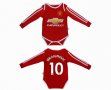 2017-2018 Manchester United #10 IBRAHIMOVIC red long sleeve baby clothes home
